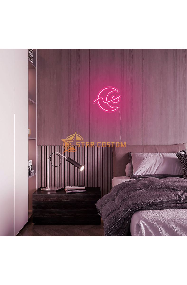 Mini Changing Moon LED Neon Sign