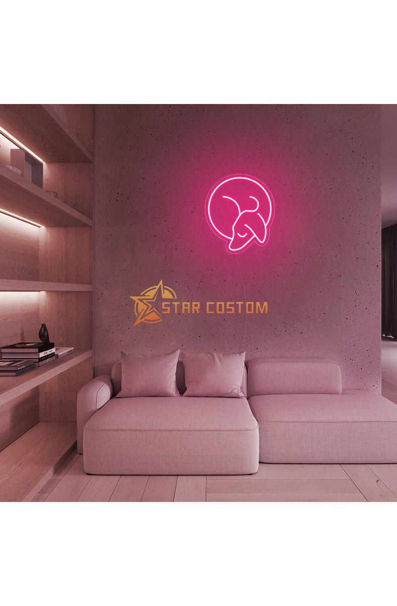 Mini Sleeping Dog Mini Dachshund LED Neon Sign