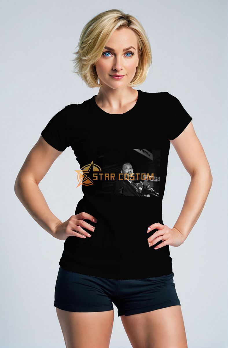Martin Luther King Bold Black Graphic TShirt