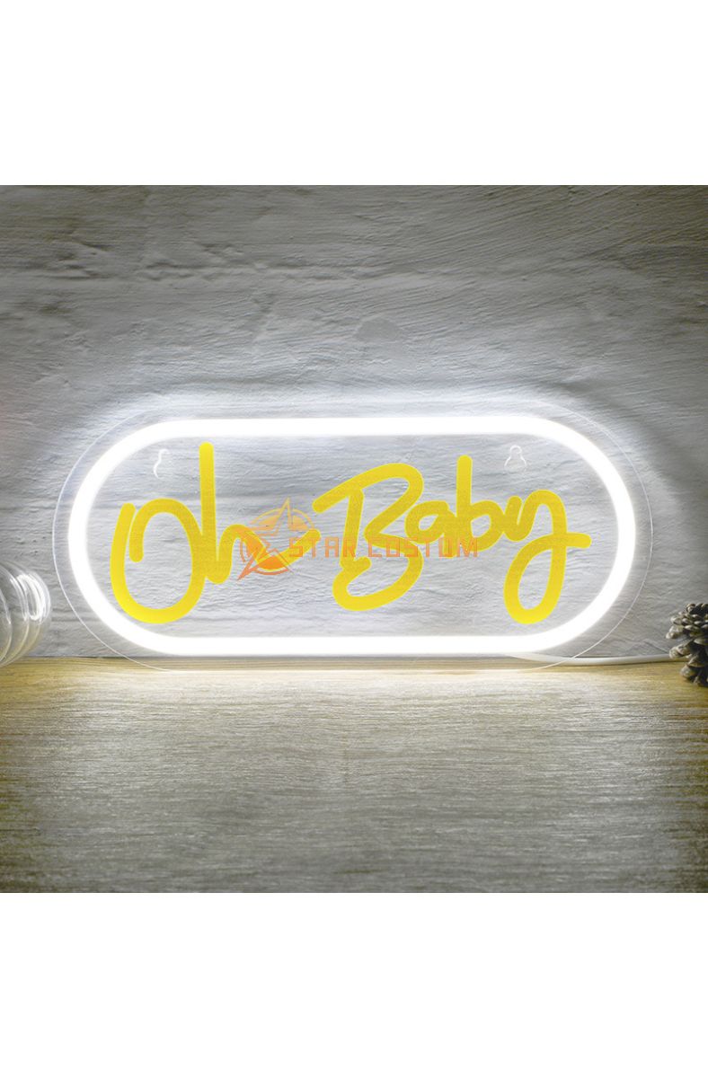 Oh Baby Neon Light Adorable Nursery Decor