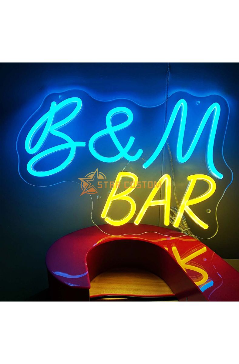 Initials Neon Light Customized Decor