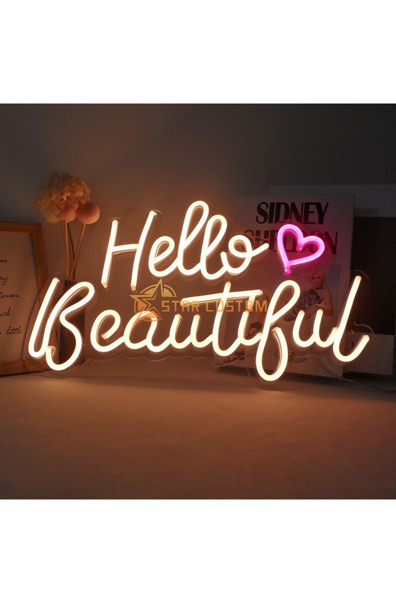 Do What You Love Neon Sign Motivational Decor