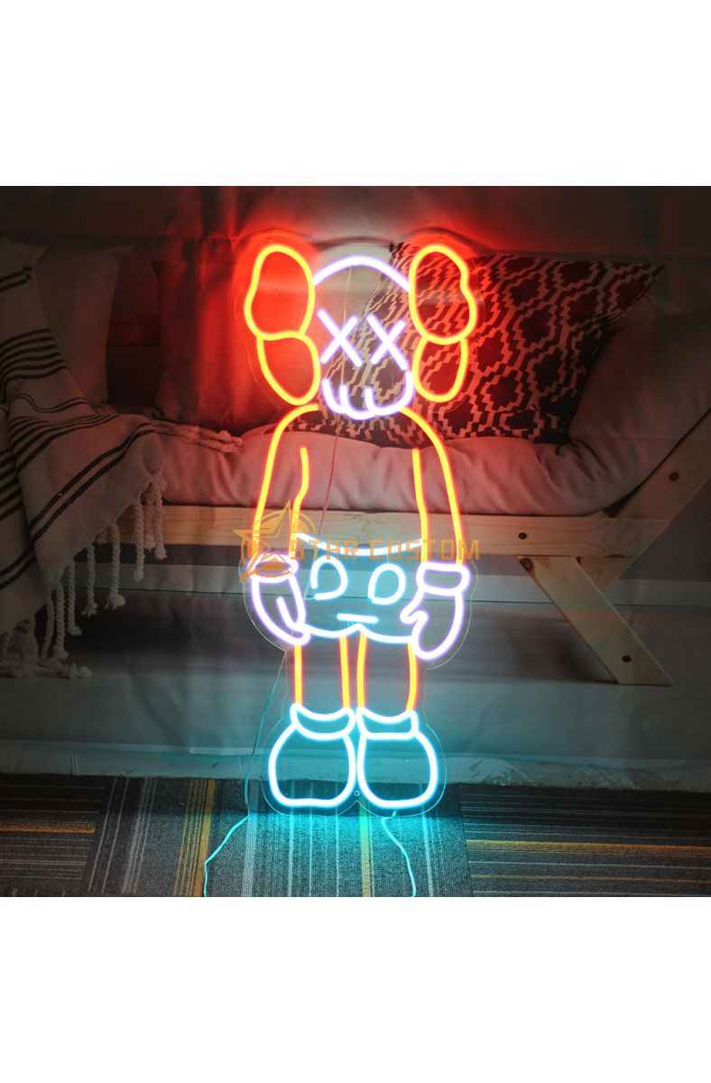 Bearbrick Neon Sign For Collectors
