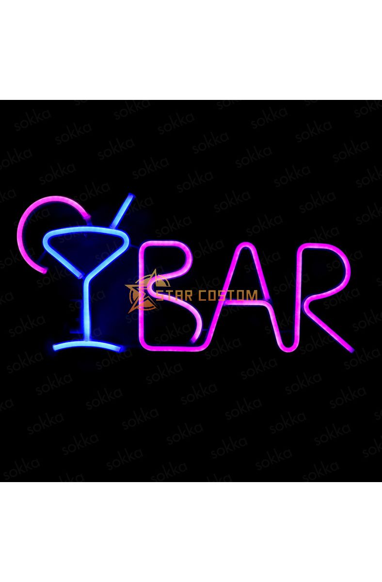 BAR LED Neon Sign Perfect For Home Bars